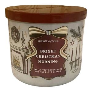 Bath and Body Works Bright Christmas Morning Three Wick Candle